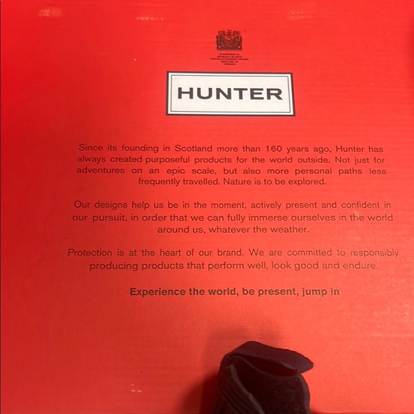 Hunter Black Ankle Rain Boots - Picture 3 of 3